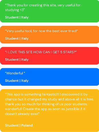 Thea Study app reviews Italy