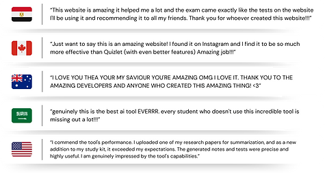 Thea study reviews and testimonials from all over the world - 1