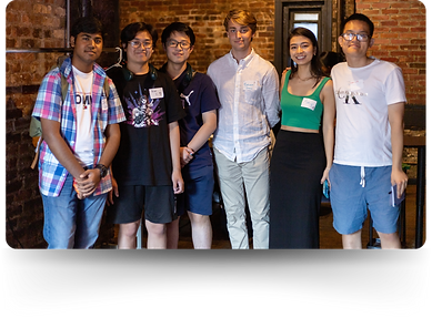 Gohar Khan, Amy Wang, and Baker Bruce with Students at Thea Study Back to School event 2024